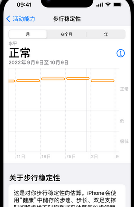 南县iPhone手机维修如何在iPhone开启'步行稳定性通知'