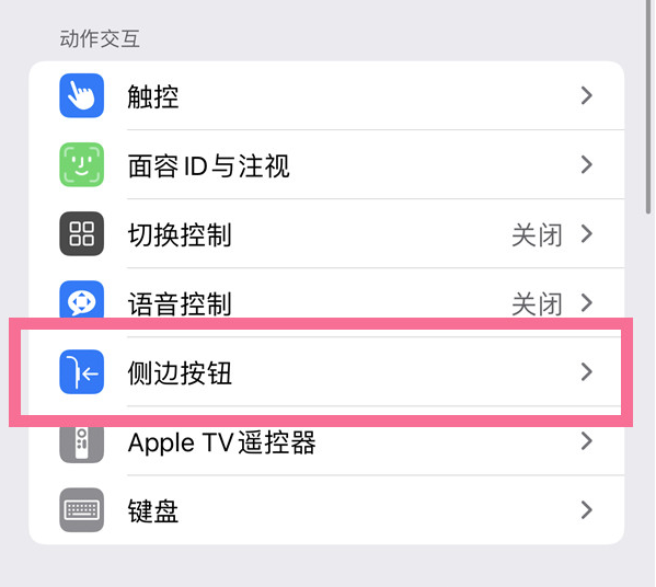 南县苹果14维修店分享iPhone14 Plus侧键双击下载功能关闭方法 