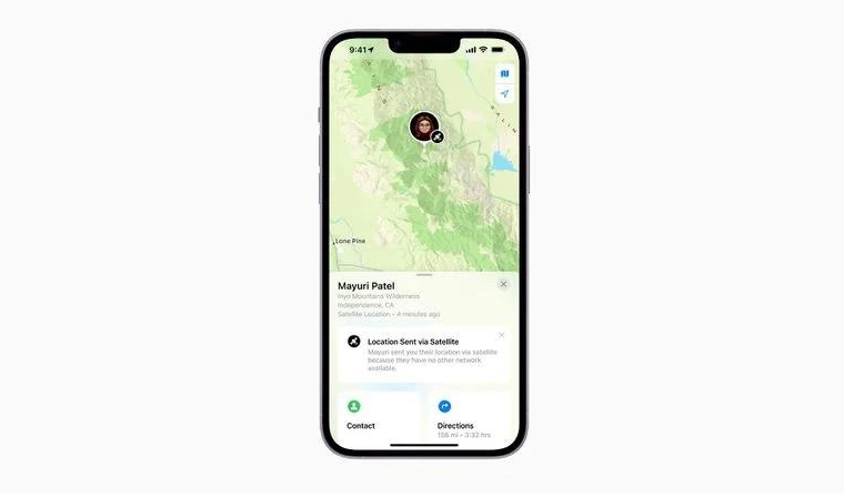 南县苹果14维修分享iPhone14系列中 FindMy功能通过卫星分享位置方法教程 