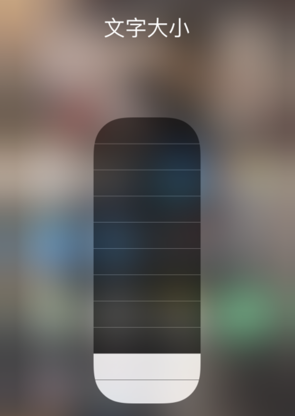 南县苹果手机维修分享小技巧：在 iPhone 控制中心快速调节字体大小 